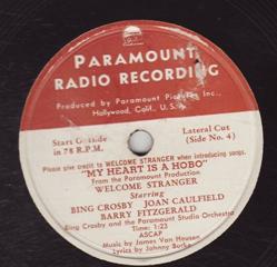 Paramount - My Heart is a Hobo
